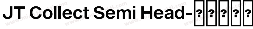 JT Collect Semi Head字体转换